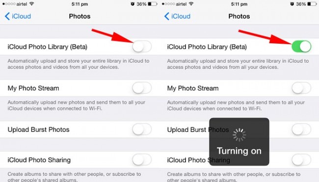 Sync Photos from Computer to iPhone - using icloud 1