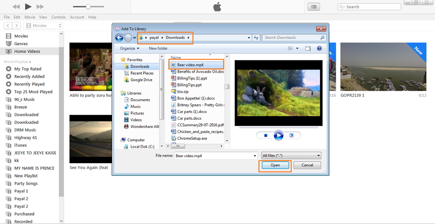 Transfer Videos from iPhone to iTunes Using Email