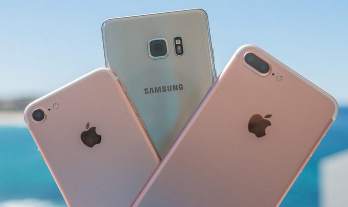 transférer des photos de samsung vers iPhone 7