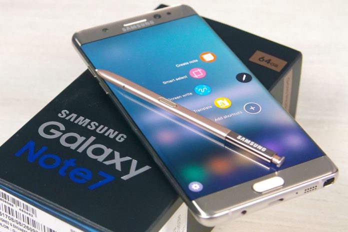 Transferencia de archivos del Samsung Galaxy Note 7