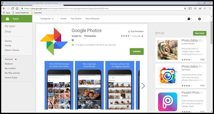photoviewer app
