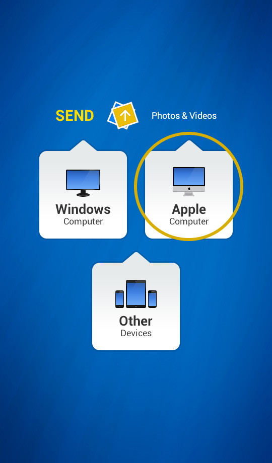 transfer photos from android to mac