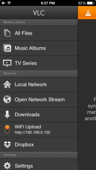Dicas para usar VLC para iPhone - Adicionar arquivos de servidor HTTP