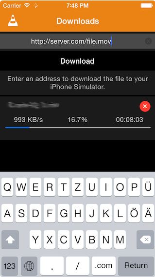 Tips voor VLC voor iPhone - Download een video van het internet.