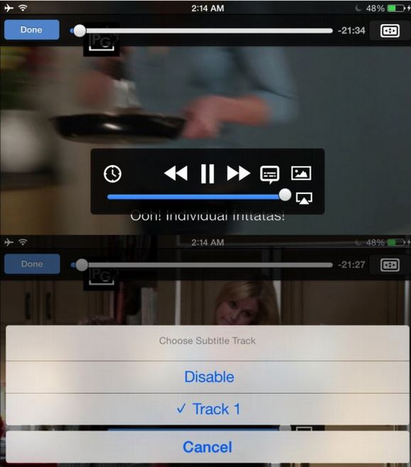 Dicas para usar o VLC para iPhone - Adicionar legendas a vídeos