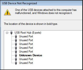 iphone 4 usb device not recognized