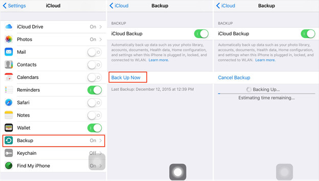 Como fazer backup de fotos do iPhone para iCloud