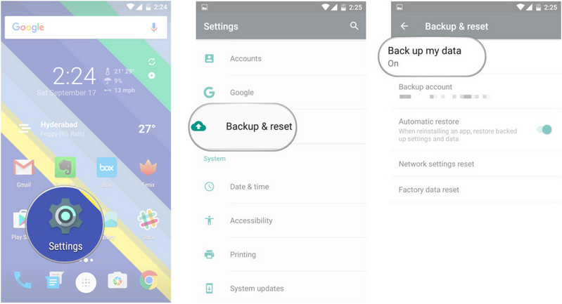 how to restore backup from google drive to android phone