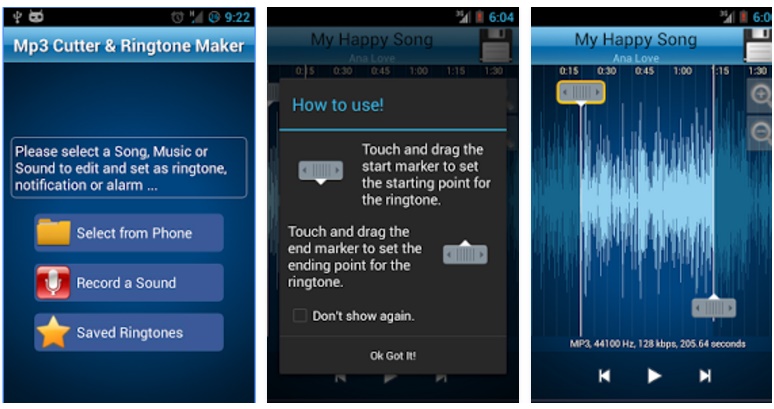 How to Make Free Samsung Ringtones-mp3 cutter app