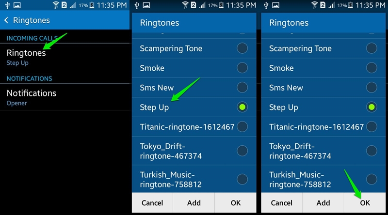 make best ringtone for android - set the phone