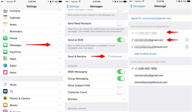 How to sync text messages from iPhone to Mac