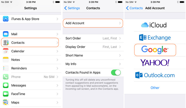 does itunes sync outlook contacts