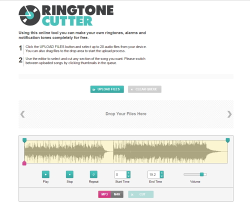 free ringtone maker online-ringtone cutter