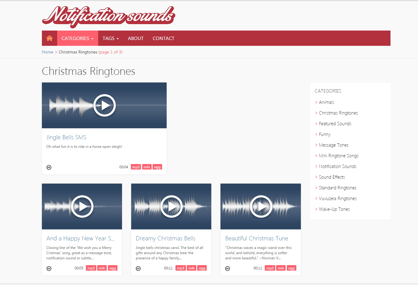 top websites to download Christmas Ringtones - Notification sounds