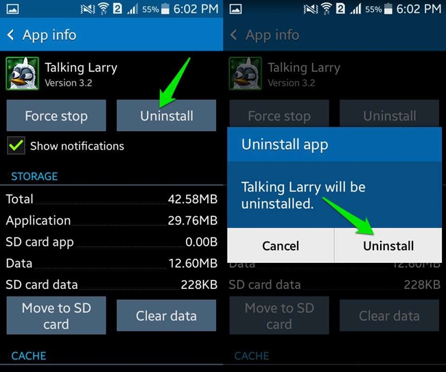 Uninstall recently downloaded apps to get rid of android malware