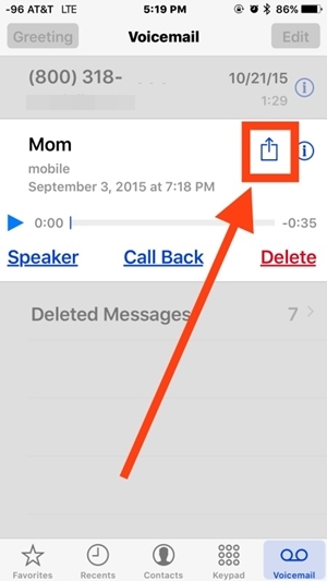 transfer voicemails from iPhone to iPhone via Gmail