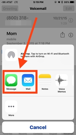 How to transfer voicemails from iPhone to iPhone via Gmail