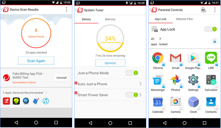 Top 9 Virus Checkers for Android 2017