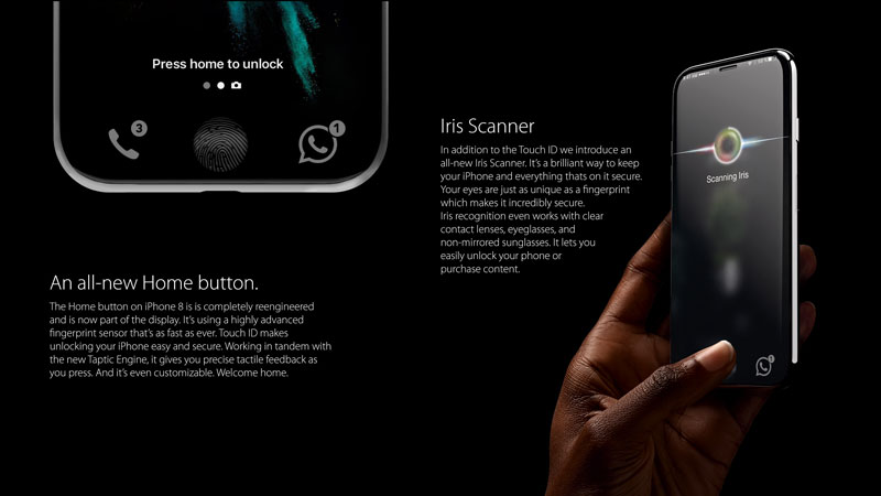 Iris scanner - iPhone 8