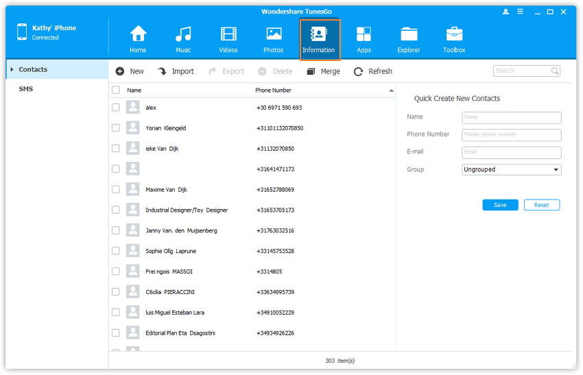 como exportar contatos do icloud para csv com tunesgo