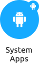 System-Apps unterstützt von TunesGo