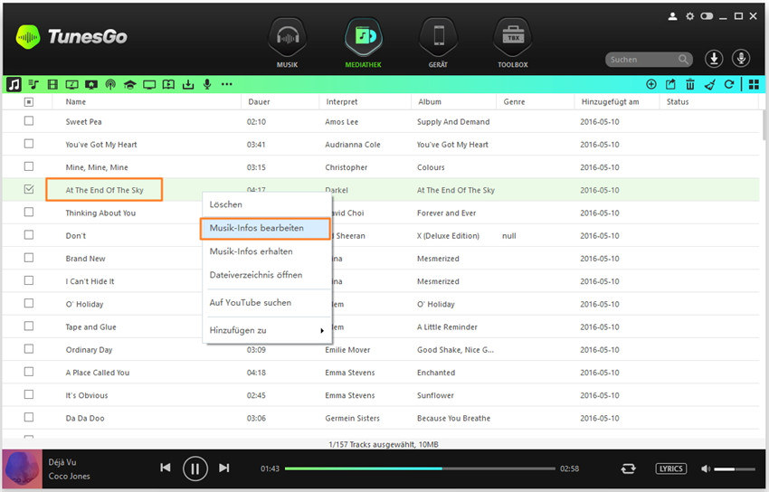 Musik in der iTunes-Mediathek aufräumen