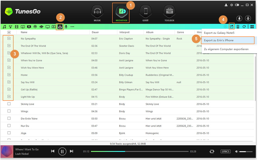 Musik von YouTube/Webseiten auf iPhone/iPad/iPod laden