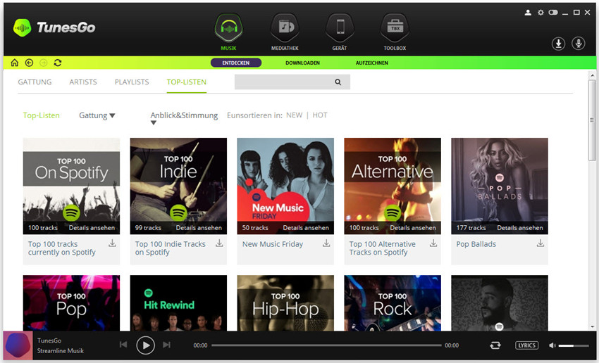 DRM entfernen mit TunesGo