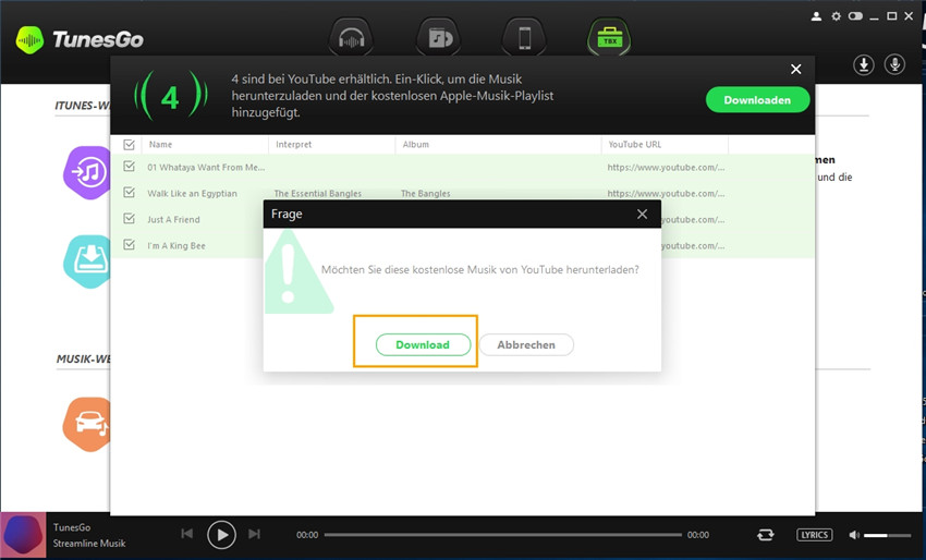 DRM entfernen mit TunesGo