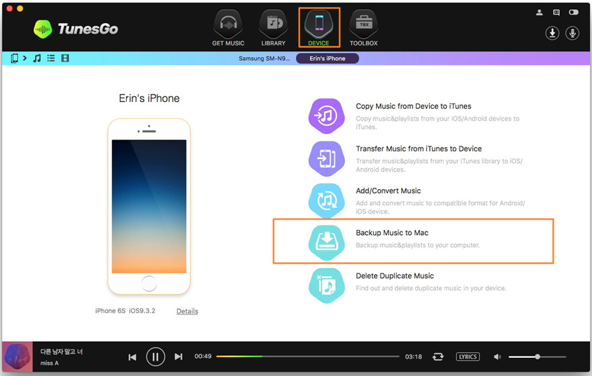 Musik von iPhone/iPad/iPod zu PC/Mac übertragen