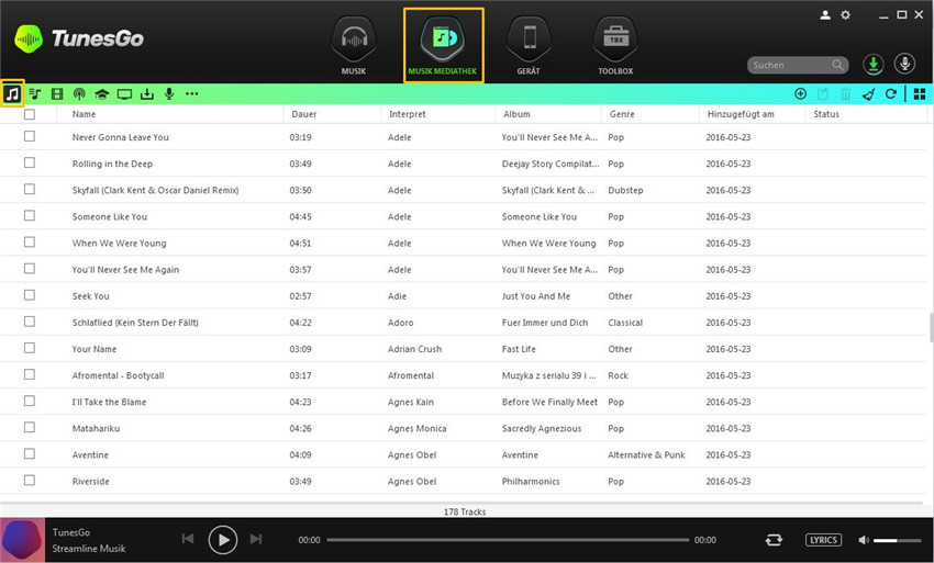 Musik von iTunes auf ein Android Gerät übertragen