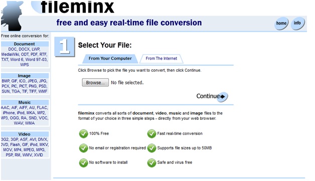 Convert MOV to GIF - FileMinx