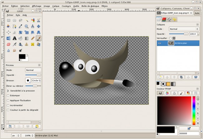 How to create Christmas animated GIFs - GIMP