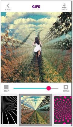 GIF Maker Apps for iOS and Android - Check GIF Section