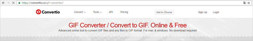 Convert GIF to MOV - Convertio.co