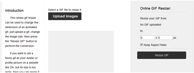 Resize a GIF Animation – Online GIF Tools