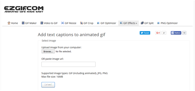 Stunning Text GIF Makers - Homepage of EZ GIF