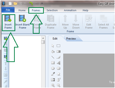 GIF Animators to Go Easy With - Insert Frame