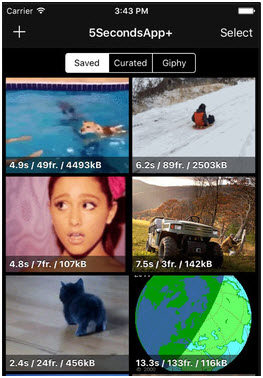 make gif on iphone - 5SecondsApp