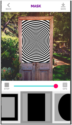 GIF Maker Apps for iOS and Android - Masking GIF