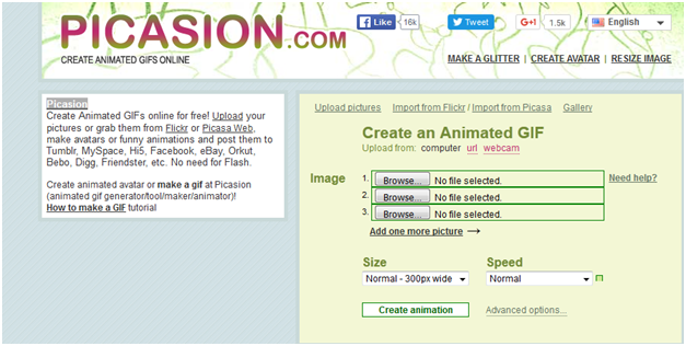 Easy to Use Online Animator - Enter Picasion