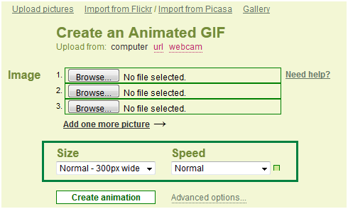 Easy to Use Online GIF Animator - Set up Parameters