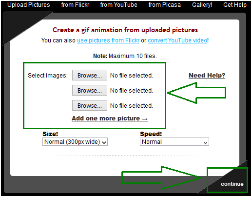 Online GIF Creator - Upload Images