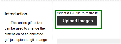 Gif resizer