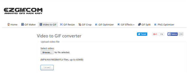 Top Online and Offline GIF Makers - Visit Homepage of EZ GIF