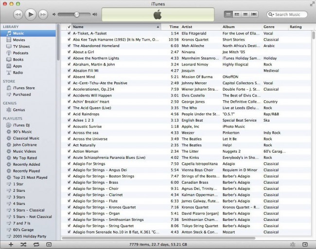 Dateien vom PC mithilfe von iTunes auf das iPad übertragen - Musik synchronisieren