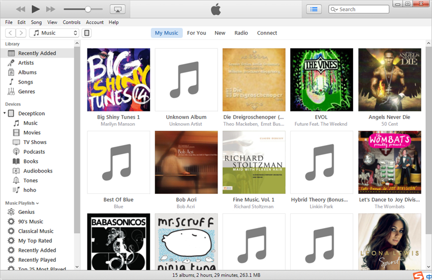 transfer itunes library from iphone to mac