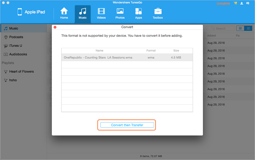 Stream Movies from Mac to iPad - Convert then Transfer