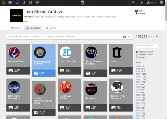 Download Music from Live Music Archive to PC - Visit the Website