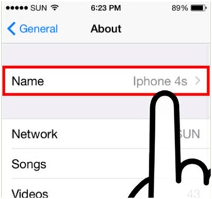 Connect Bluetooth to iPhone - Select Device